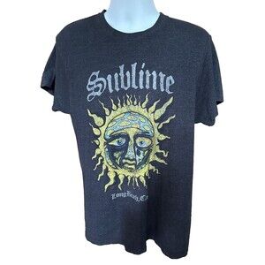 Sublime Band T-Shirt 40 Oz to Freedom Album Graphic Gray Tee Women's Large